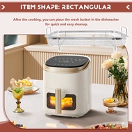 Lo-ok <br>Air Fryer Basket for Oven Non-Stick Air Fryer Mesh Basket Air Fryer Tray Wire Rack Basket