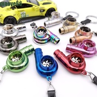 MAOYE Turbo Key Chain with Sound, Alloy Multicolor Car Whistle Sound Keyring, Creative Mini INS Key Buckle Daily