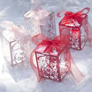 [READY STOCK] Premium Wedding Party Door Gift Packaging Goodies Box Ribbon Sweet Chocolate Famous 喜糖结婚抖音糖果盒子