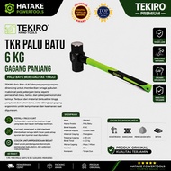 TEKIRO 6KG Long Handle Fiberglass Heavy Duty Stone Hammer Original | 6Kg Sledge Hammer for Construct