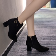 azizclothing sepatu boots wanita gaya korea dorita musim dingin