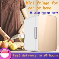 【SG STOCK】MINI Fridge 8L/Multipurpose Portable Mini Fridge Portable Car Freezer Warmer Outdoor Mini 
