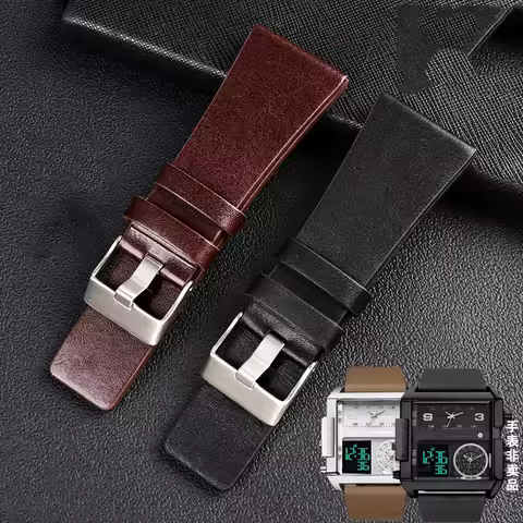 Genuine Leather Wrist Band for Diesel DZ7406 DZ7408 DZ4280 DZ4343 Watch Strap 22mm 24mm 26mm 28mm 30