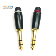 6.35mm (1/4 Inch) Male to 3.5mm (1/8 Inch) Female to 1/4 6.35mm TRS Male Adapter Converter Stereo Au