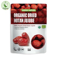 Táo đỏ hữu cơ Hotan 500gr Green Nature - Organic Dried Hotan Jujube