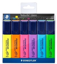 施德樓 - STAEDTLER 施德樓 - Textsurfer Classic 6色螢光筆 364WP6