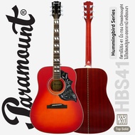 🔥Clearance Sale🔥 Paramount HBS41 กีตาร์โปร่ง 41 นิ้ว สไตล์ Gibson Hummingbird เคลือบเงา Solid Spruce