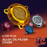 BIG BIKER OIL FILTER COVER LC135 V1 V2 yamaha LC135 v1 lc135 v2