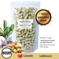 Kapsul Kunyit Putih Asli Herbal /Kapsul Kunyit Putih 100 Kapsul/Kapsul Kunyit Putih BPOM/Kapsul Kuny