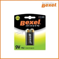 1 Bexel 9V manganese mercury-free/cadmium-free battery