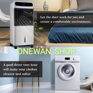 6 IN (15.2 CM) PORTABLE AC PIPE HOSE 1 MTR LENGTH + 2 PCS CLAMPS