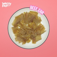 Waggytail beef ear slice 50g Dog snack DogCemilan