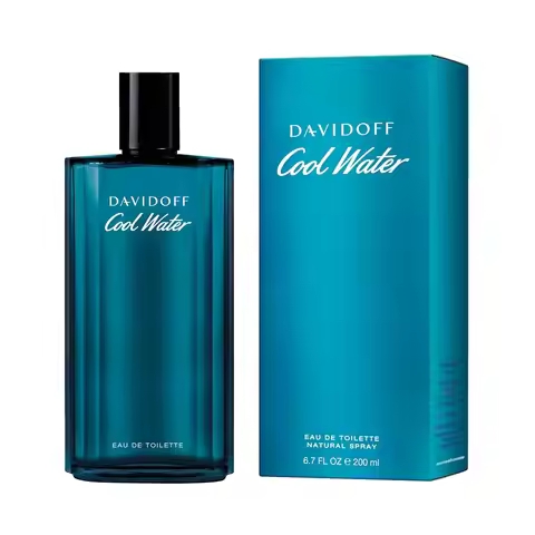 Davidoff Cool Water Eau De Toilette for Men, Classic Aquatic Fougère Fresh Ocean Long Lasting Mascul