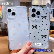 For Redmi 9A 12 10C 13C Note 10 11 Dots and bows Case 9 A3 9T 12C 14C 9C 10 13 Note 11pro Note 12 10