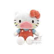 SANRIO - Hello Kitty 港版 6吋 毛絨 公仔 毛公仔 娃娃 玩偶 布偶 凱蒂貓 (戴口罩造型)