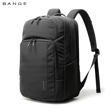 Backpack BANGE Men BANGE New Design Large Capacity Oxford Men 15.6 inch Laptop Backpack Softback Bus