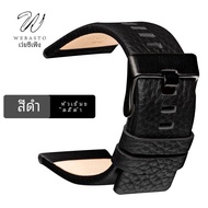 สายนาฬิกาหนังแท้สําหรับผู้ชายเข้ากันได้กับ Diesel DZ 140543231657 ความหนา 26 28 30 32 34 มม. Pin B