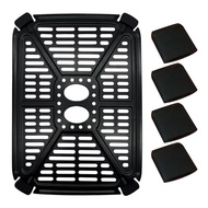 Replacement Grill Pan For Foodi DZ401 DZ550 10QT DualZone Air Fryers Crisper Plate 8 X 6.3 Inches No