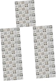 DOITOOL 240 Pcs Tile Wall Stickers Moroccan Tiles Backsplash Removable Tile Sticker Floor Tile Sticker Peel and Stick Morocco Tile Stickers Vintage Wall Decor Pvc Stove Full-length Mirror
