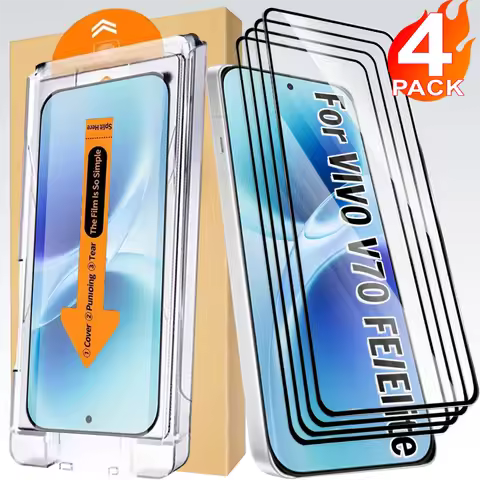 1/2/4Pcs for VIVO V70 FE Elite V70fe v70elite Tempered Glass with Quick Installing Kit 9H Hardness A