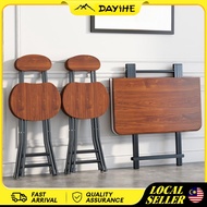 DAYIHE  Foldable Table/Foldable Chair Foldable Dining Table Foldable Dining Meja Lipat Meja Makan Di