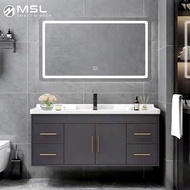 S/💎Intelligent Heating Fog Mirror Cabinet Toilet ClosetLEDSmart Bathroom Mirror Cabinet Stainless Steel Mirror Cabinet F