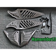 RSX150 Winner X RSX Engine Side Cover Battery Cover Carbon