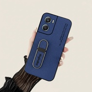 Motorola G06 Power Leather Finger Standing Case Ring