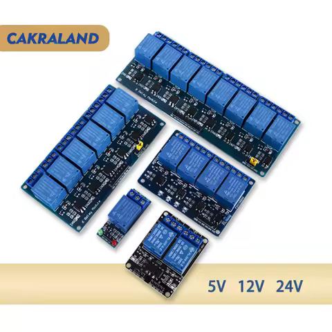 Relay 12V Control Board Module 5V Arduino 24Vdc Voltage 24V Switch 5 12 24 V DC 5Vdc 12Vdc Rele Rela