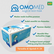 omomed masker medis 3ply 1 box isi 50 pcs