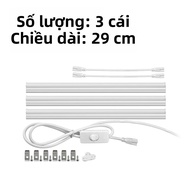 30CM T5 Đèn LED Ống Cao Cấp Kết Xuất Màu SMD 2835 Thanh Đèn Tủ Bếp Tủ Quần Áo Phòng Ngủ AC220V 110V