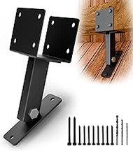 NUMAKY Heavy Duty Metal Brackets for Gazebo Roof Posts - Adjustable 90° Support for 4x4/4x6 Lumber, 