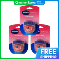 Vaseline | วาเซอริน ลิปบาล์ม เสริมความชุ่มชื้น 7 กรัม (ロージリップス x 3 ชิ้น)