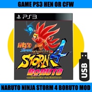 Game Naruto ninja storm road to boruto generation terbaru update ps3 hen dan cfw via flasdishk