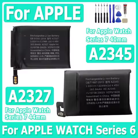 A2345 A2327 Replacement Battery For A2345 For Series 6 40mm A2327 For Series 6 44mm Smart Watch Batt