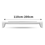 1支 [108-200cm](D)  25mm重型款免打孔不銹鋼伸縮桿 晾衣桿 曬衣杆 晾衣棍 窗簾桿 浴簾桿