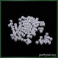 [PrettyiadaMY] 100pcs 5mm Six Sided D6 Dice Dies for Table Games  RPG Gaming Gift Collection
