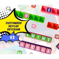 Customized Fidget Clicker Keychain | Personalized Name Clicker | Keyboard Clicker Fidget Toy | St