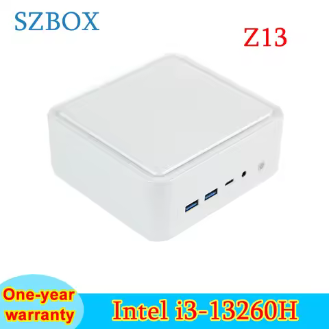 SZBOX Z13 Mini PC Intel 13260H Win 11 Pro DDR5 5600Mhz M.2 2280 NVME SSD PCIE3.0 USB4.0 WIFI6 BT5.2 