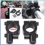 LEFT Motorcycle Rearview Handlebar Mirror Mount Holders Adapter Clamp Hot GHT