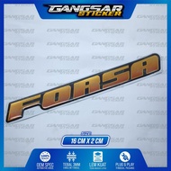 emblem timbul suzuki forsa / emblem bagasi suzuki forsa