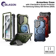 i-Blason Armorbox Case for Samsung Galaxy S25 / S25 Plus/ S25 Ultra (2025) with 2 Set Built-in Scree
