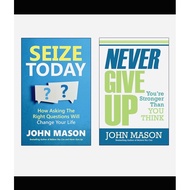 Booksale: Never Give Up || Seize Today by John Mason