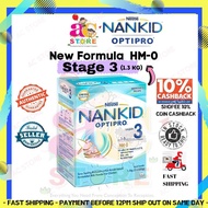 AC- NESTLE NANKID OPTIPRO STEP 3 / 4  MILK FORMULA>> ONE BOX 1.3KG ( 2X650G ) READY STOCK- EXP DATE 