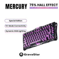 GravaStar Mercury V75 Lite 75% Gaming Keyboard – Hall Effect Magnetic Switches, Rapid Trigger, Hot-S