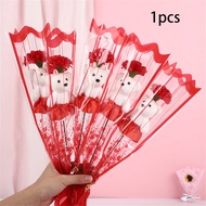 1pcs Valentines Day Bouquet Natural Simulation Decoration Flowers Flexible DIY Decoration Flowers Va
