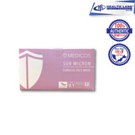 MEDICOS Surgical Disposable Face Mask 4 Ply Earloop - Cotton Candy (50's)