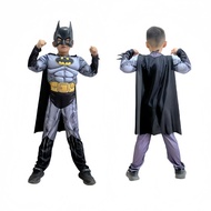 New Blue Batman cosplay Costume Children Hero Batman Muscle Performance Costume