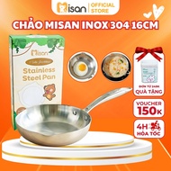 Misan Enchanted Forest 3-Layer Solid 304 Stainless Steel Pan 16cm Non-Stick, No Contamination, Good 
