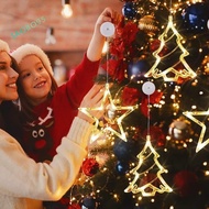 Window Lamp Battery-Powered Christmas Lights Interior Decoration Star Tree Lamp (Without AAA Battery